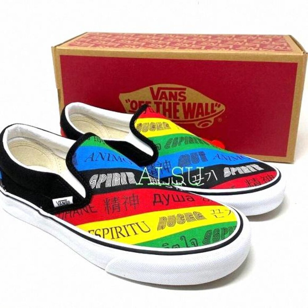 💖MEGA SALE💖VANS Classic Slip On Spirit Multi Canvas VN0A4U38WK2 Women’s